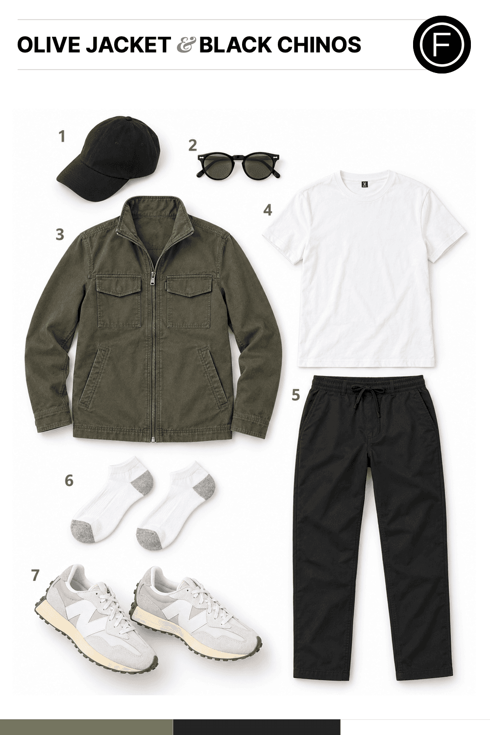 James Marsden’s Olive Jacket & Black Chinos Outfit